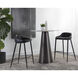 Astra 34.75 inch Black / Nightfall Black Barstool
